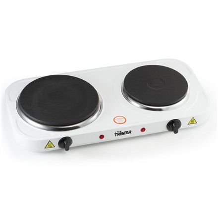 Tristar | Free standing table hob | KP-6245 | Number of burners/cooking zones 2 | Rotary | White | E